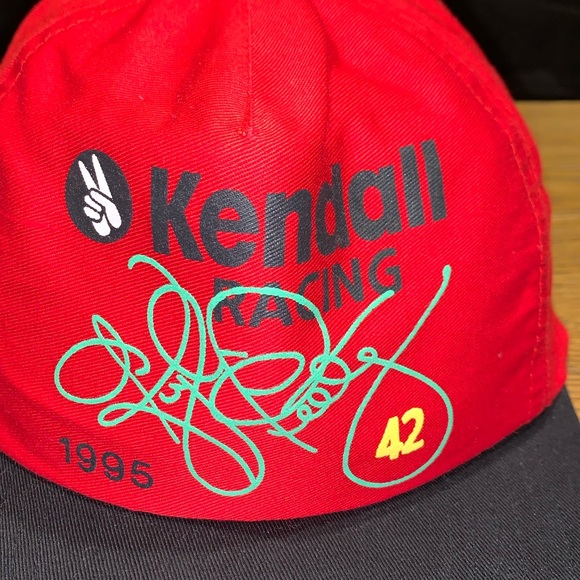 Vintage 1995 Kyle Petty Kendall Racing #42 Nascar Snapback Hat - Picture 2 of 5